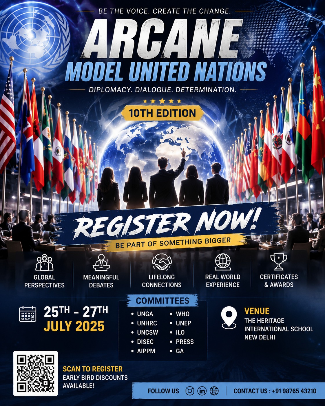 AI generated MUN flyer